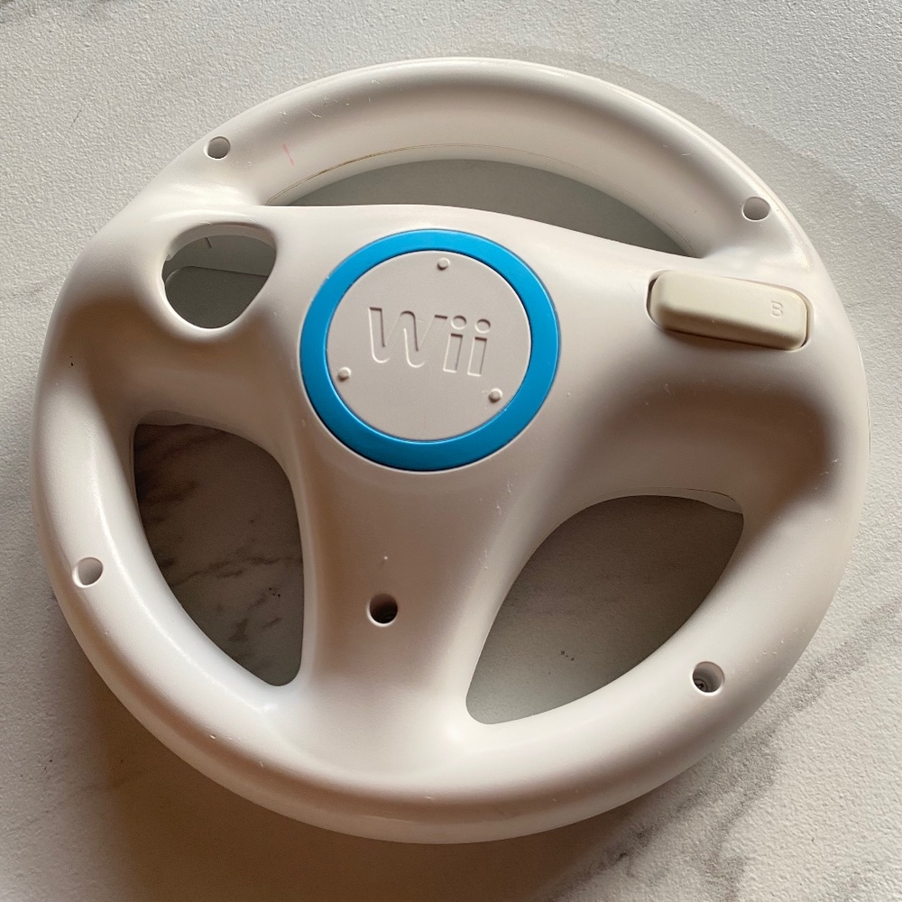 Nintendo Wii Mario Kart Steering Wheel Controller
